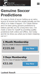 Mobile Screenshot of genuinepredictions.com